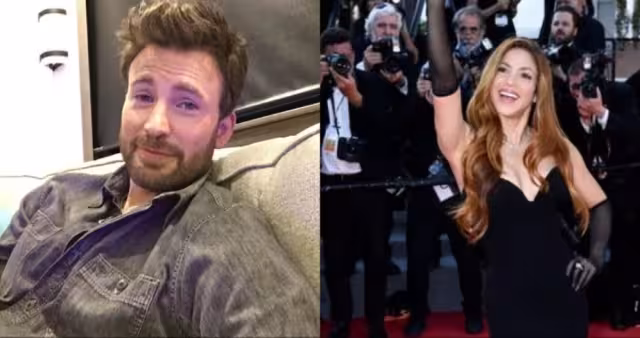Chris Evans fue cuestionado sobre Shakira y su reciente truene con el futbolista del Barcelona, Gerard Piqué