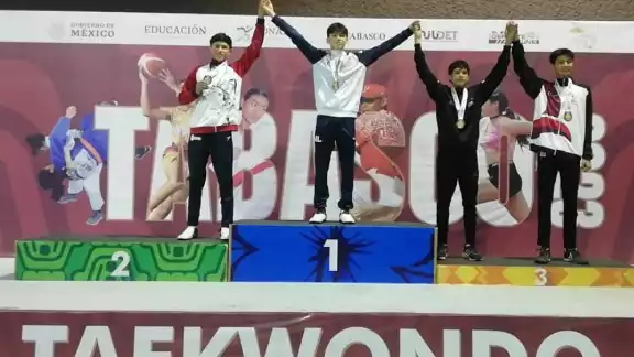El taekwondoín caribeño sostuvo una pelea bastante intensa y muy pareja frente al representante de Michoacán El taekwondoín caribeño sostuvo una pelea bastante intensa y muy pareja frente al representante de Michoacán