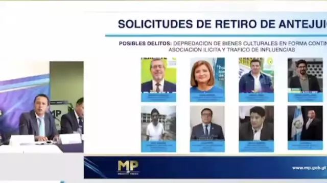 El Ministerio Público presentará los antejuicios contra los señores César Bernardo Arévalo de León