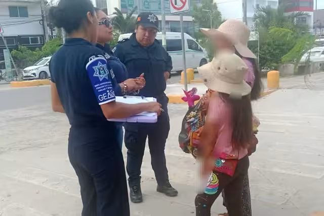 Por medio de recorridos operativos y reportes ciudadanos al 911 se han logrado detectar a menores trabajando