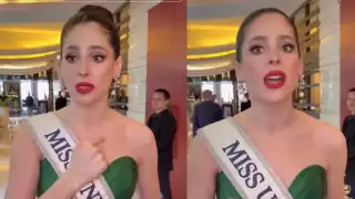 La mexicana alzó la voy en pleno certamen.