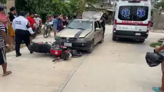 Choque deja menores lesionados