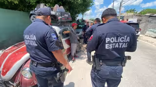 Moviliza reporte de hombre con ventanas de hierro en Campeche; policía descarta delito