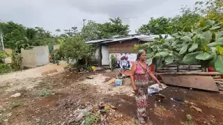 Los mayores problemas que enfrentan las personas es estar propensas a enfermarse, la pérdida de sus pertenencias por la humedad y los techos 
de lámina que se les vuelan, sin que reciban ninguna ayuda del Ayuntamiento o Estado; además, sus calles se vuelven lodazales