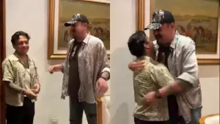 Pepe Aguilar celebra su cumpleaños en compañía de su familia y de su yerno Nodal