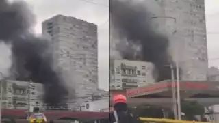 Emiten alerta por incendio en departamentos de Circuito Interior en la alcaldía Azcapotzalco