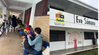 Refugios en Chetumal albergan a personas ante el paso de Nadine