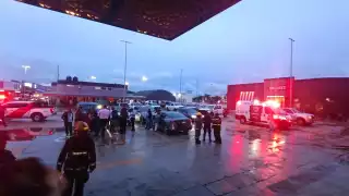 Fuerte movilización de cuerpos de emergencia se registró por el flamazo.