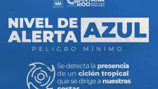 Declaran Alerta Azul en Quintana Roo por la Tormenta Tropical Helene