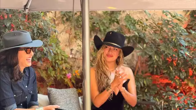 La colombiana está en México