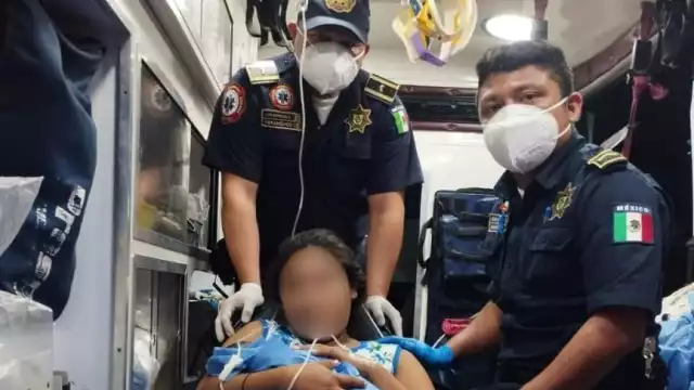 La bebé nació en condiciones estables