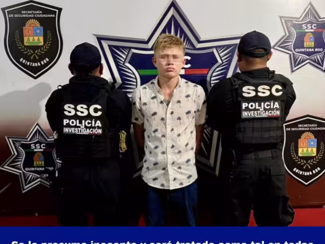 Presunto homicida fue detenido en Cancún, minutos antes iba a ser atropellado por una patrulla