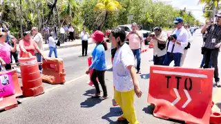 Bloqueos viales en Quintana Roo; una forma de presión ciudadana a autoridades