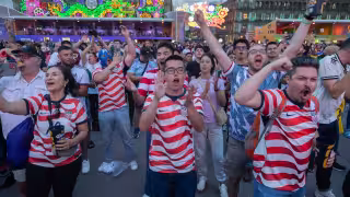 Estados Unidos celebró desde el zócalo