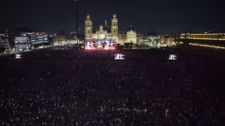 31 minutos llena la plaza del zócalo de la CDMX