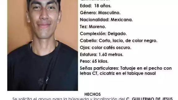 Familia del joven acudieron a o interponer la denuncia tras su desaparición
