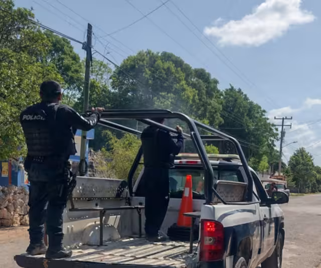 El hombre no fue localizado, ya que huyó del sitio