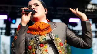 Camila Fernández tuvo un error en el Himno Nacional