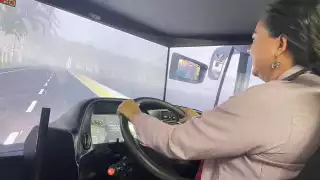 Las féminas con experiencia en camiones de 3.5 toneladas en adelanta obtuvieron buenas calificaciones en materia de teoría y en el simulador de la unidad.