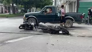 Motociclistas lesionados en accidentes viales