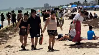 Luego de varios días de lluvia, finalmente se pudo tener un domingo con sol y una vista impresionante 