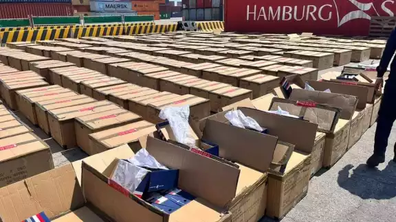 Los tenis fueron localizados en un contenedor de bandera de Portugal Los tenis fueron localizados en un contenedor de bandera de Portugal