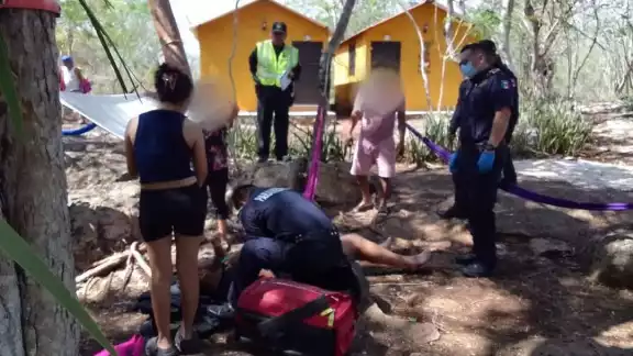 El turista no ameritó su traslado al hospital