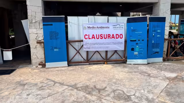 PROFEPA se encargó de realizar la clausura del delfinario.