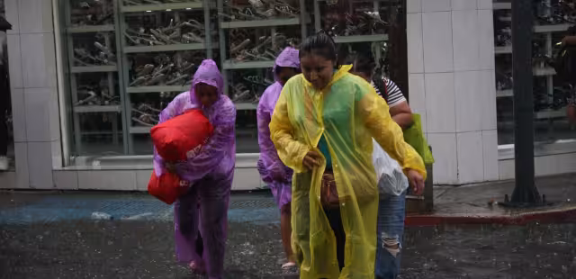 Las lluvias serán muy fuertes en la Península de Yucatán