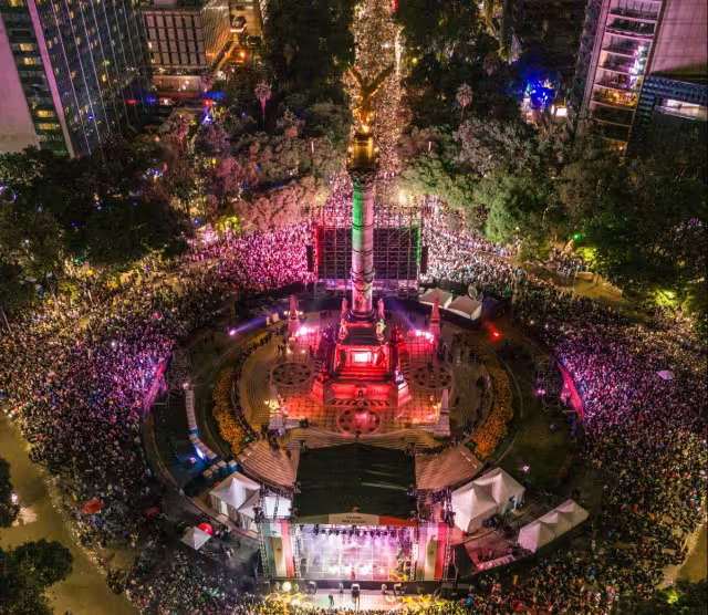 El Ángel de la Independencia y Reforma