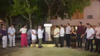 El busto cuenta con pedestal, placa conmemorativa y un código QR que permitirá a los visitantes acceder a información sobre la vida y lucha de Calderón Lara