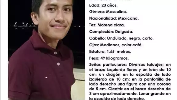 FGE activa ficha de búsqueda de joven secuestrado en Felipe Carrillo Puerto FGE activa ficha de búsqueda de joven secuestrado en Felipe Carrillo Puerto