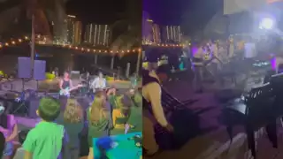 “Los invitan para después sacarlos":  Corren a banda musical de Puerto Cancún y genera ‘ola’ de  indignación     