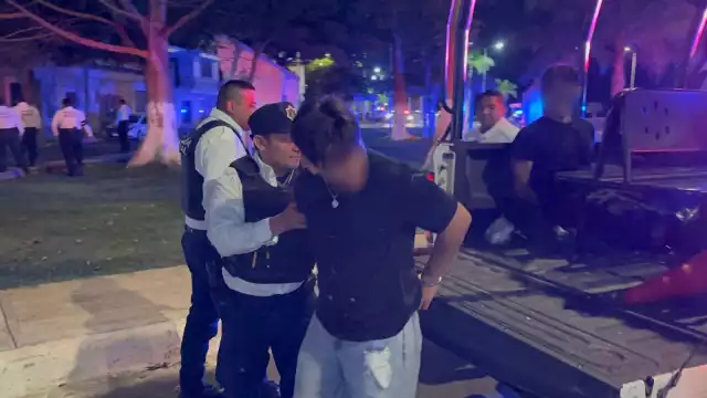 Sólo dos jóvenes fueron detenidos