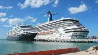 Llega a Puerto Progreso el crucero Azamara Onward con más de mil personas a bordo