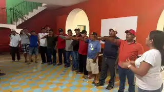 Votación  declara  a Fermín Chan Dzul como comisario ejidal de la comunidad de Chunkanan