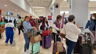 Los retrasos en el aeropuerto de Mérida