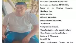 José Luis Aguilar Gil ha sido reportado como desaparecido.