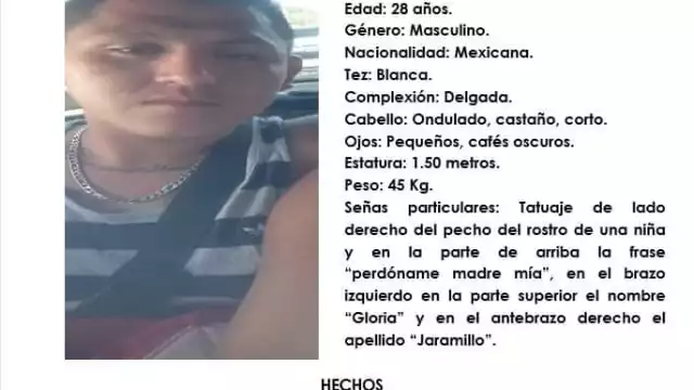 Joven, Miguel Arias, se encuentra desaparecido desde el 28 de octubre.