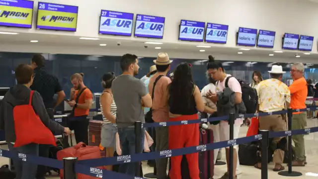 El número de pasajeros se mantiene en el aeropuerto de Mérida