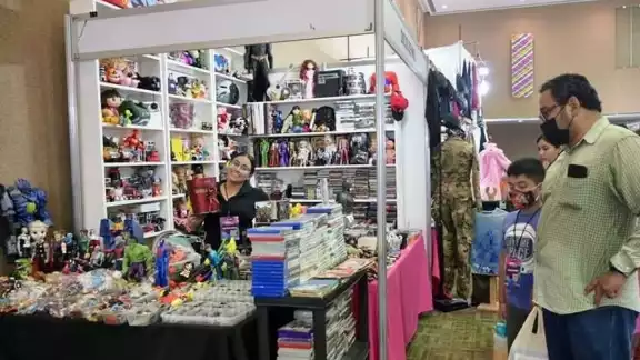 A alrededor de 200 empresarios los benefició participar en las exposiciones realizadas. (Perla Prado)
