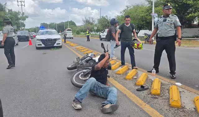 Accidente en avenida Coloso deja herido grave y moviliza autoridades
