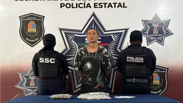 El hombre fue sorprendido manipulando varias dosis de sustancias ilícitas