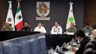 Joaquín Díaz Mena destaca vigilancia por Isaías y actuación policial en Montes de Amé y Chemax