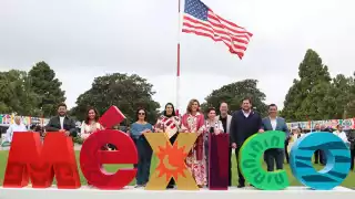 La secretaria Josefina Rodríguez encabezó a la delegación mexicana en San Diego.