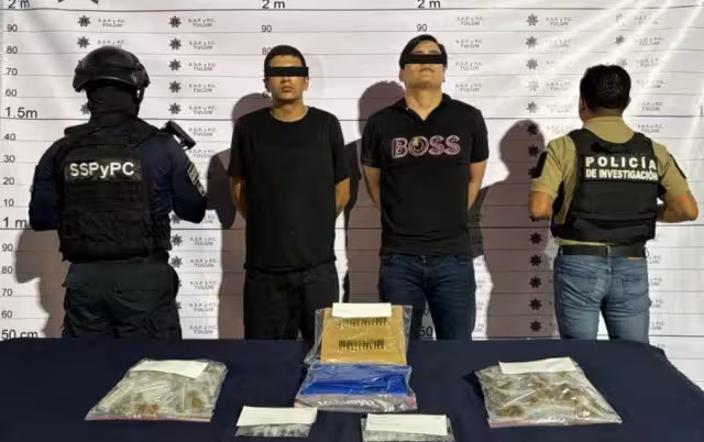 Los detenidos fueron Ángel Mohamedth “N”, de 24 años, y Luis Alberto “N”, de 25.