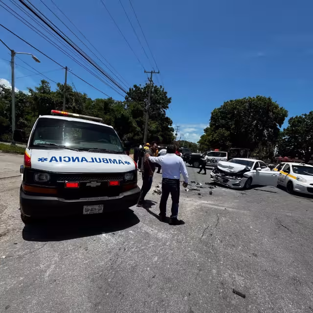 Elementos de tránsito aseguraron el área