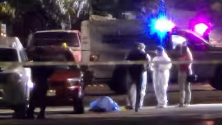 El cuerpo del occiso quedó tendido sobre el pavimento.