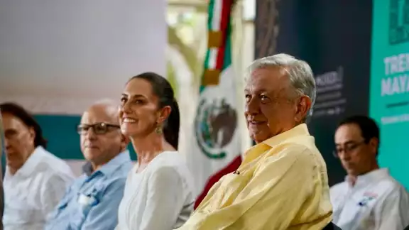 Andrés Manuel López Obrador explicó la importancia del Tren Maya en Campeche Andrés Manuel López Obrador explicó la importancia del Tren Maya en Campeche