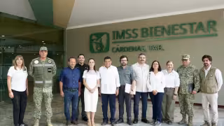 La obra civil del hospital IMSS Bienestar de Cárdenas fue concluida por ingenieros militares y actualmente se encuentra en la etapa de equipamiento